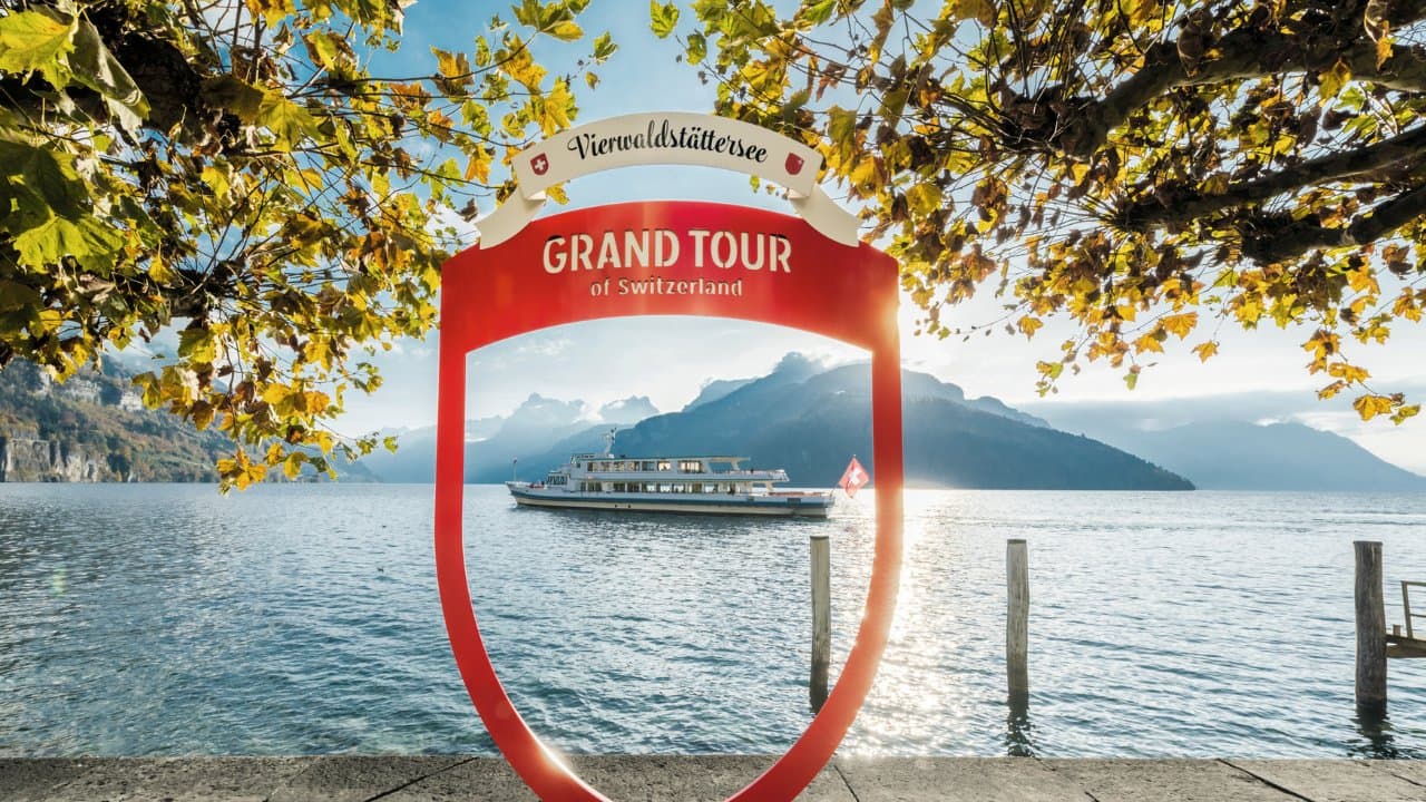 Zentralschweiz mit Luzern, Vierwaldstättersee und Bergen