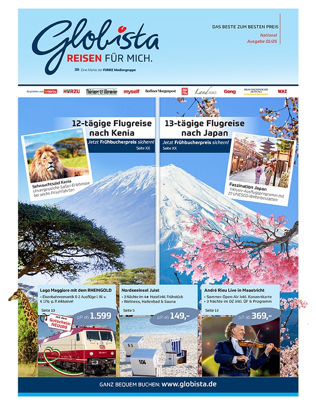 Cover von Neujahrs Reiseprospekt 2026